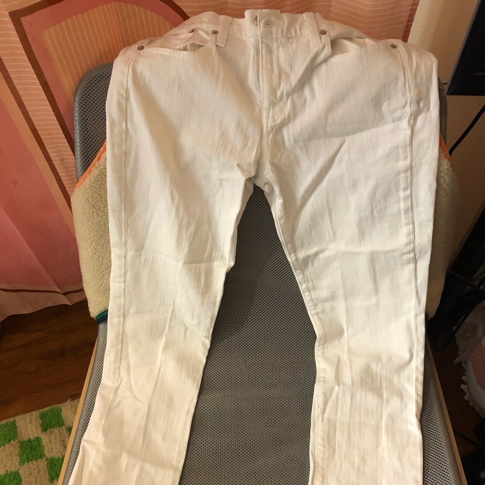 J. crew white jeans